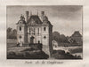 PARIS. Porte de la Conférence. Aquatint. SMALL 1808 old antique print picture