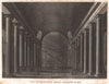 PARIS. Saint Philippe du Roule. Aquatint 1808 old antique print picture