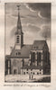 PARIS. Ancienne Eglise de Saint-Jacques et Saint-Philippe. Aquatint 1808 print