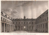 PARIS. Cloître des Capucins de la Chaussée d'Antin. Aquatint 1808 old print
