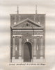 PARIS. Portail Méridional de Saint-Nicolas des Champs. Aquatint. SMALL 1808