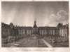 PARIS. Hôpital Saint Louis. Aquatint 1808 old antique vintage print picture