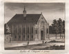 PARIS. Eglise de L'Hôpital Saint-Louis. Aquatint 1808 old antique print