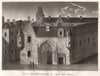 PARIS. Hôtel de Sens. Aquatint 1808 old antique vintage print picture