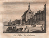 PARIS. Les Filles du Calvaire. Aquatint. SMALL 1808 old antique print picture