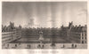 PARIS. Place Royale (Place des Vosges). Aquatint 1808 old antique print