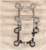 PARIS. Plan de la Bastille. Aquatint 1808 old antique vintage print picture