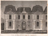 PARIS. Hôtel de Carnavalet. Aquatint 1808 old antique vintage print picture