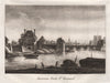 PARIS. Ancienne Porte Saint-Bernard. Aquatint 1808 old antique print picture