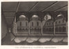 PARIS. Cloître des Cordelieres. Aquatint 1808 old antique print picture