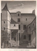 PARIS. Maison de Saint Louis. Aquatint 1808 old antique vintage print picture