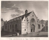 PARIS. Eglise Saint Benoit. Aquatint 1808 old antique vintage print picture