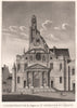 PARIS. Eglise de Saint-Etienne du Mont. Aquatint 1808 old antique print