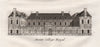 PARIS. Ancien Collége Royal. Aquatint 1808 old antique vintage print picture
