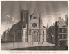 PARIS. Eglise Saint-André des Arcs. Aquatint 1808 old antique print picture