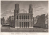 PARIS. Eglise Saint-Sulpice. Aquatint 1808 old antique vintage print picture