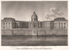 PARIS. Collège Mazarin. Aquatint 1808 old antique vintage print picture