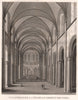PARIS. Eglise de Saint-Germain-des-Prés. Aquatint 1808 old antique print