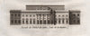 PARIS. Facade de L'Hôtel de Salm (côte de la rivière) . Aquatint. SMALL 1808