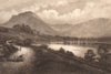 BUTTERMERE. Lake district. Cumbria 1893 old antique vintage print picture