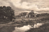 KIRKSTALL ABBEY. Yorkshire 1893 old antique vintage print picture