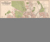 NEWCASTLE ON TYNE AND GATESHEAD. Antique town/city map plan. Northumberland 1893