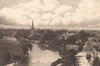 STRATFORD ON AVON. Warwickshire 1893 old antique vintage print picture