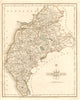 Antique county map of CUMBERLAND by JOHN CARY. Original outline colour 1787