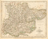 Antique county map of ESSEX by JOHN CARY. Original outline colour 1787 old