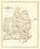 Antique county map of MONMOUTHSHIRE by JOHN CARY. Original outline colour 1787