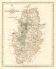 Antique county map of NOTTINGHAMSHIRE by JOHN CARY. Original outline colour 1787