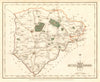 Antique county map of RUTLANDSHIRE by JOHN CARY. Original outline colour 1787
