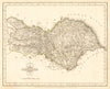 NORTH RIDING OF YORKSHIRE antique map by JOHN CARY. Original outline colour 1787