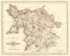 Antique map of NORTH WALES by JOHN CARY. Original outline colour 1787 old