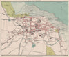 ST ANDREWS. Golf links. Vintage town city plan. Scotland. STANFORD 1905 map