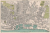 DUNDEE. Vintage town city plan. Scotland. STANFORD 1905 old antique map chart