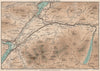 FORT WILLIAM & BEN NEVIS. Vintage map. Scotland. STANFORD 1905 old antique