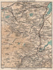 STRATHPEFFER DISTRICT. Dingwall Beauly Muir of Ord. Scotland. STANFORD 1905 map