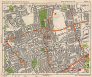 NE LONDON. Walthamstow Higham Hill Wood Street Blackhorse Road. BACON 1938 map
