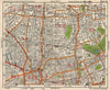 NE LONDON. Hackney Bethnal Green Shoreditch Hoxton Canonbury. BACON 1938 map