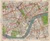 SW LONDON. Fulham Chelsea Battersea Walham/Parson's Green. BACON 1938 old map