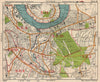 SE LONDON. Deptford Greenwich Cubitt Town Lewisham Blackheath. BACON 1938 map