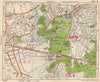 SE LONDON. Charlton Woolwich Shooters Hill Eltham Kidbrooke. BACON 1938 map