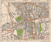 CROYDON. Waddon Addiscombe Duppas Hill South London. BACON 1938 old map