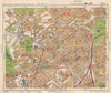 N LONDON. Highgate Crouch End Holloway Finsbury Park Gospel Oak. BACON 1933 map