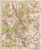 NW LONDON. Wembley Sudbury Alperton Park Royal Hanger Lane. BACON 1933 old map