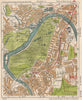 SW LONDON. Brentford Kew gardens Richmond Sheen Chiswick. BACON 1933 old map