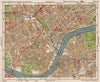 SW LONDON. Fulham Chelsea Battersea Walham/Parson's Green. BACON 1933 old map