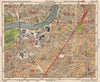 S LONDON. Kennington Battersea Pimlico Brixton Lambeth Clapham. BACON 1933 map
