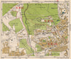 SW LONDON. Wimbledon Common Cottenham Park Malden Coombe Hill. BACON 1933 map